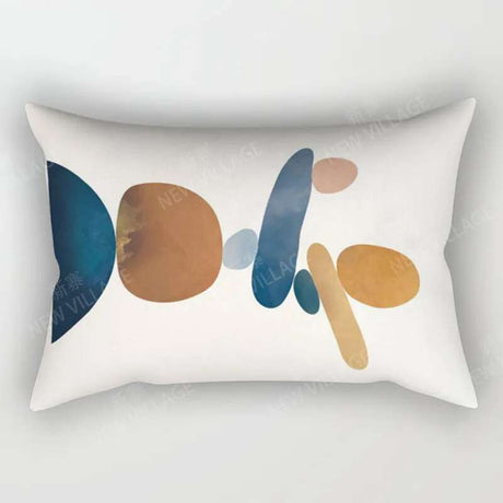 Nordic Geometric Plush Pillow Cover - Julia M LifeStyles