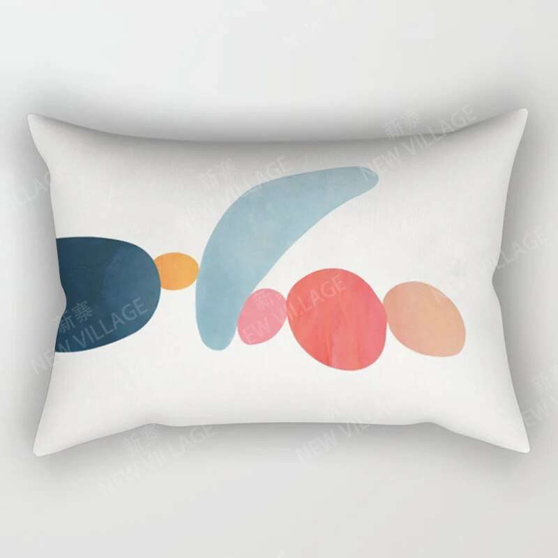 Nordic Geometric Plush Pillow Cover - Julia M LifeStyles