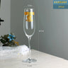 Nordic Gold Edge Elegant Crystal Goblet - Julia M LifeStyles