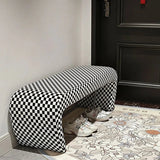 Nordic Luxury Step Stool Modern Rectangle Pouffe Fashion Stepping Stool - Julia M LifeStyles