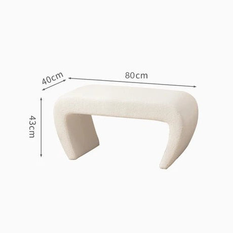 Nordic Luxury Step Stool Modern Rectangle Pouffe Fashion Stepping Stool - Julia M LifeStyles