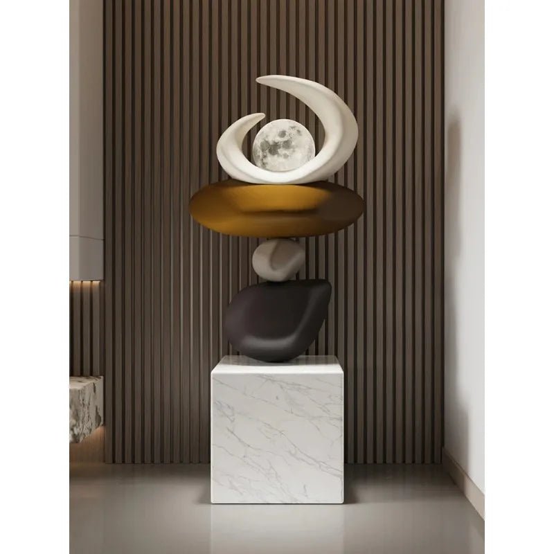 Nordic Resin Sculpture Floor Lamp - Julia M LifeStyles