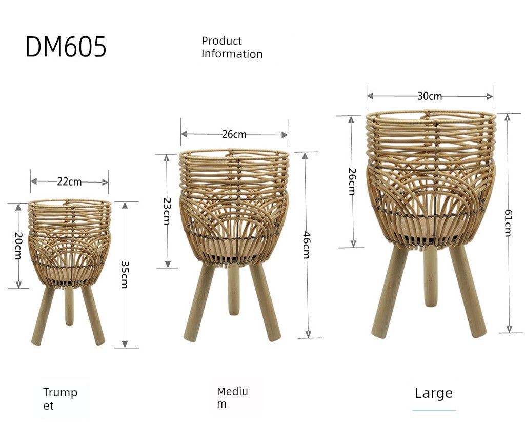 Nordic Style Solid Wood Corner Flower Stand - Julia M LifeStyles