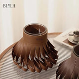 Nordic Style Leather Glass Vase Home Decoration Flower Hydroponic Plant Bottle Creative Tabletop Flower Arrangement Ornaments - Julia M LifeStyles