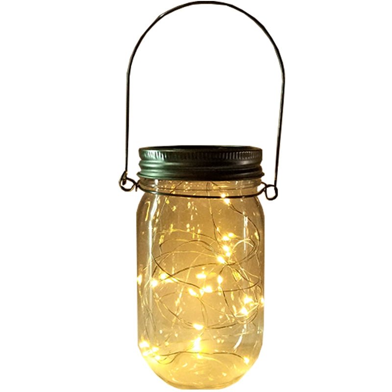 Nordic Style Solar Mason Bottle Lights 🌟 - Julia M LifeStyles