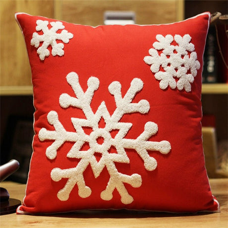 Office New Year Christmas Gift Pillow Embroidery - Julia M LifeStyles