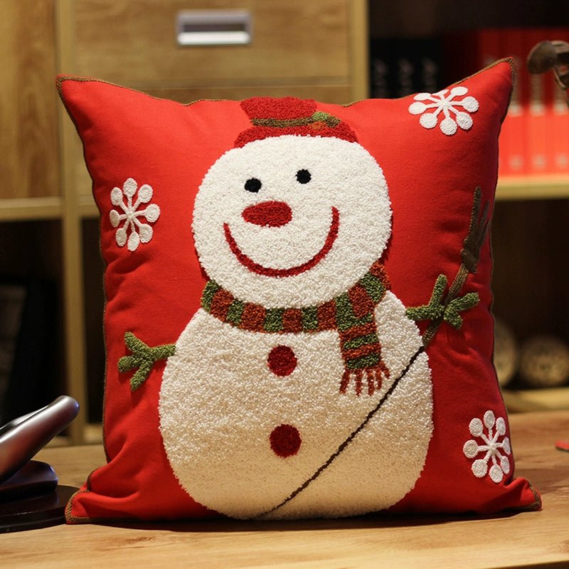 Office New Year Christmas Gift Pillow Embroidery - Julia M LifeStyles