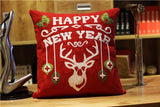 Office New Year Christmas Gift Pillow Embroidery - Julia M LifeStyles