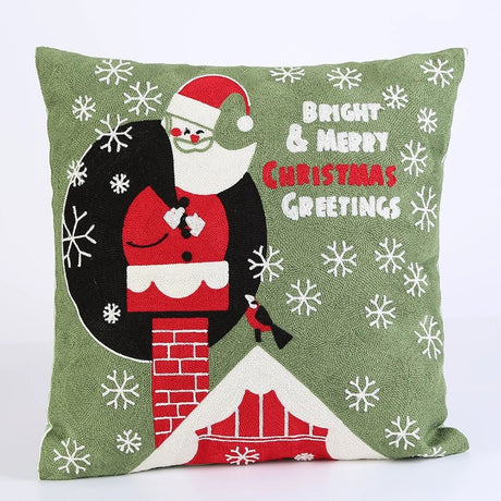 Office New Year Christmas Gift Pillow Embroidery - Julia M LifeStyles