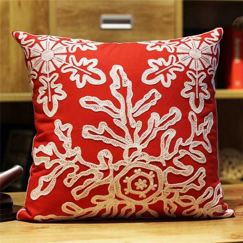 Office New Year Christmas Gift Pillow Embroidery - Julia M LifeStyles