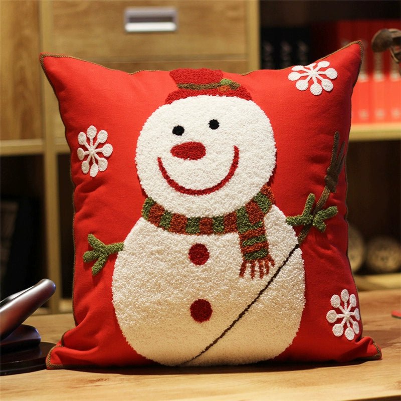 Office New Year Christmas Gift Pillow Embroidery - Julia M LifeStyles