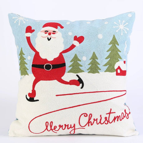 Office New Year Christmas Gift Pillow Embroidery - Julia M LifeStyles