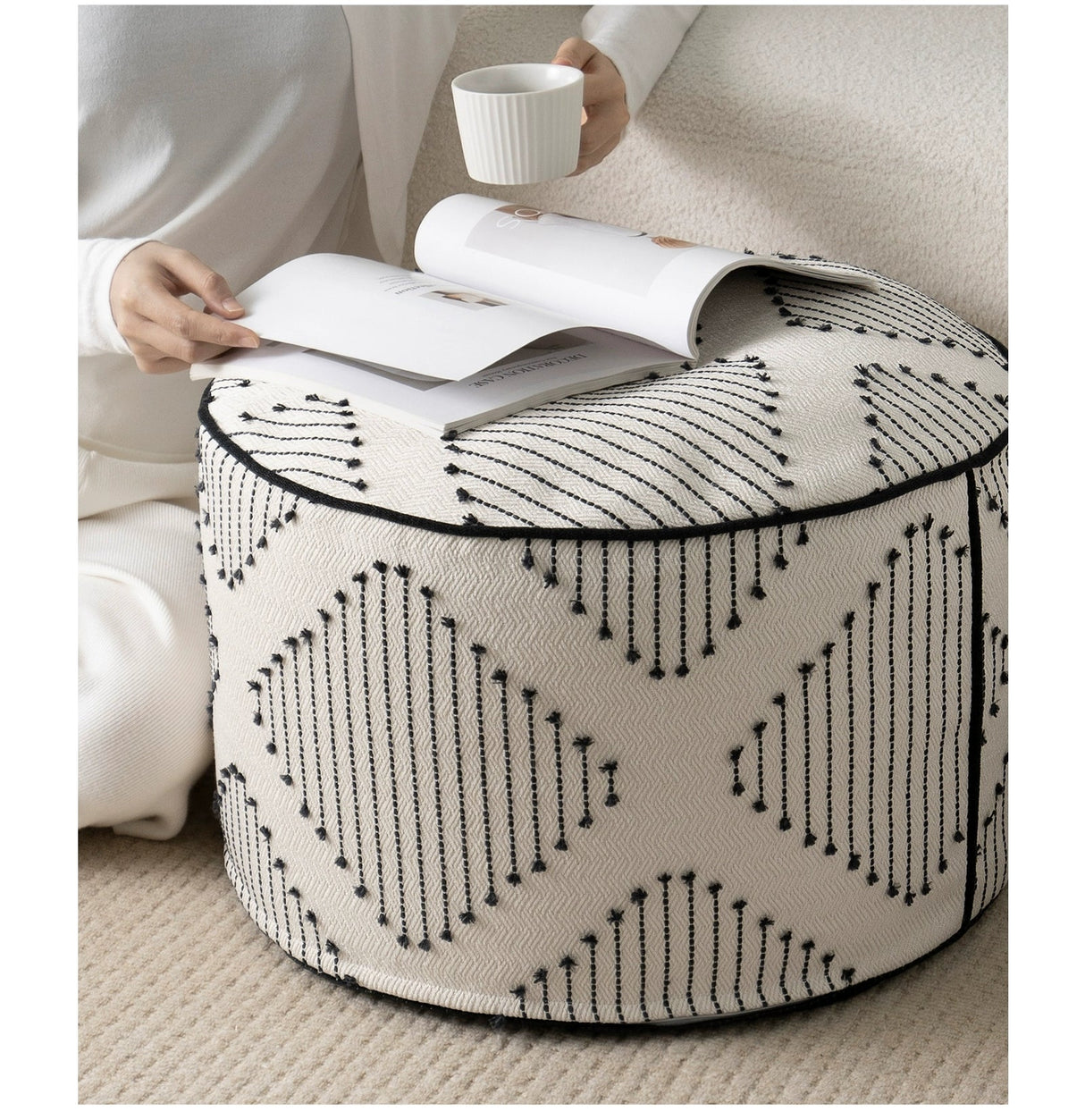 Modern Series Bean Bag Sofa Chair Cover Stool - Julia M LifeStyles