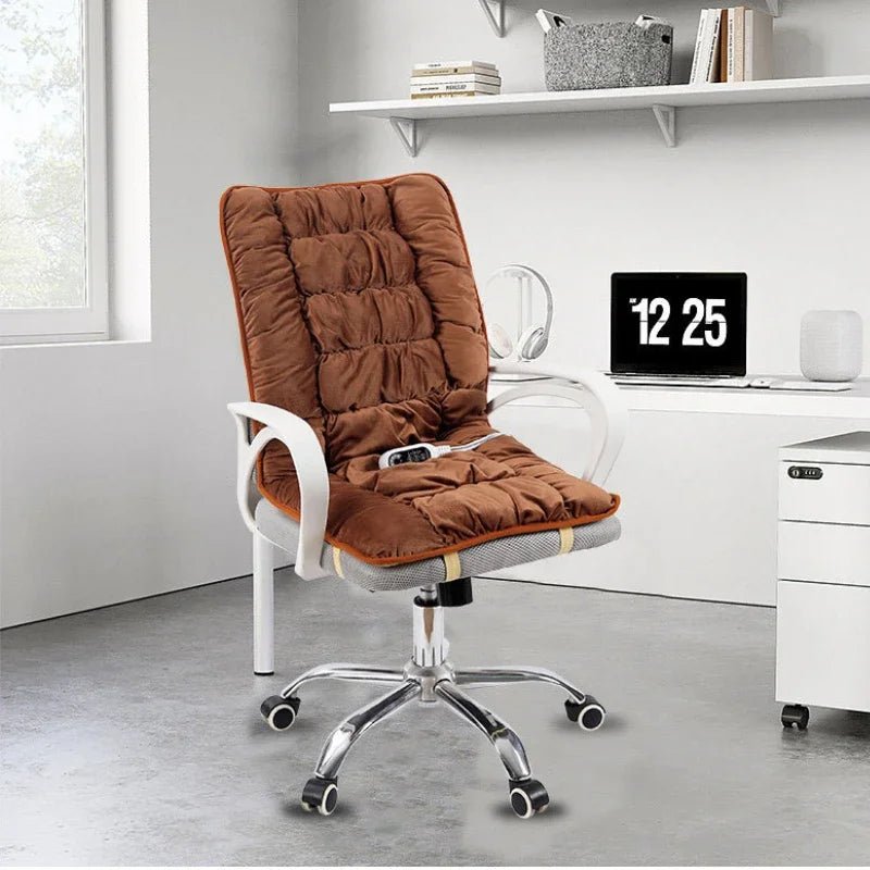 Pad Electric Seat Heating Heating Cushion Office Chair Backrest Integrated Thermostatic Mat 3 Speed Adjustable Temperature 220V - Julia M LifeStyles