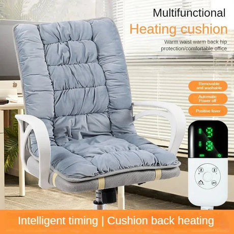 Pad Electric Seat Heating Heating Cushion Office Chair Backrest Integrated Thermostatic Mat 3 Speed Adjustable Temperature 220V - Julia M LifeStyles