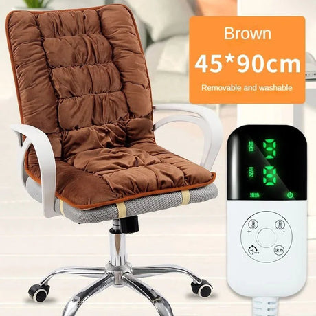 Pad Electric Seat Heating Heating Cushion Office Chair Backrest Integrated Thermostatic Mat 3 Speed Adjustable Temperature 220V - Julia M LifeStyles