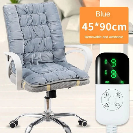 Pad Electric Seat Heating Heating Cushion Office Chair Backrest Integrated Thermostatic Mat 3 Speed Adjustable Temperature 220V - Julia M LifeStyles