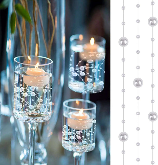 Pearl String for Floating Candle - Julia M LifeStyles