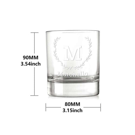 Personalised Engraved Whiskey Glass for Him 🥃 - Julia M LifeStyles