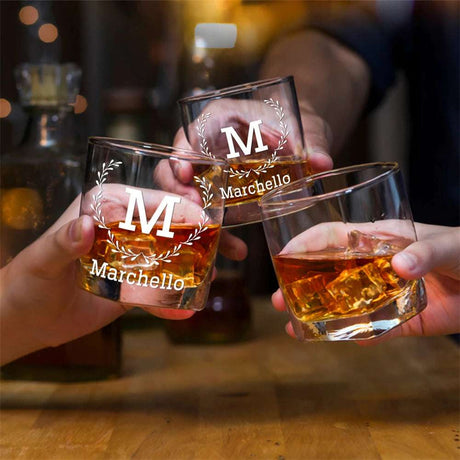 Personalised Engraved Whiskey Glass for Him 🥃 - Julia M LifeStyles