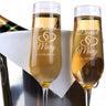 Personalised Mr. And Mrs. Wedding Toasting Flutes Set 🥂 - Julia M LifeStyles