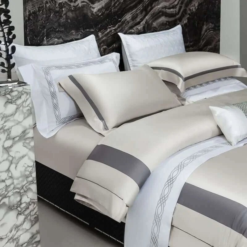 Pima Cotton Bedding Set - 1500TC Fabric - Julia M LifeStyles