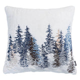 Pine Snow White Plush Sofa Bed Cushion - Julia M LifeStyles