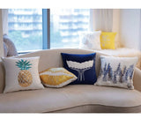 Pine Snow White Plush Sofa Bed Cushion - Julia M LifeStyles