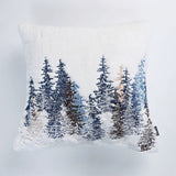 Pine Snow White Plush Sofa Bed Cushion - Julia M LifeStyles