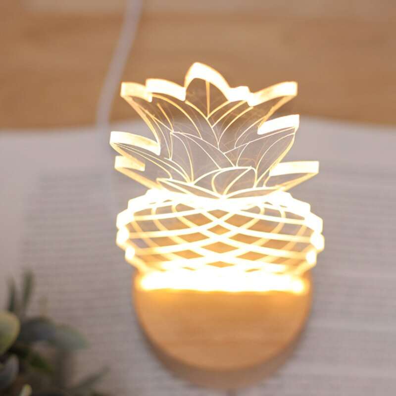 Pineapple Glow Night Light - Julia M LifeStyles