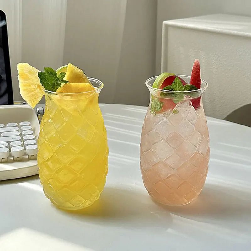 Pineapple Shaped Cocktail Glasses Set - Julia M LifeStyles