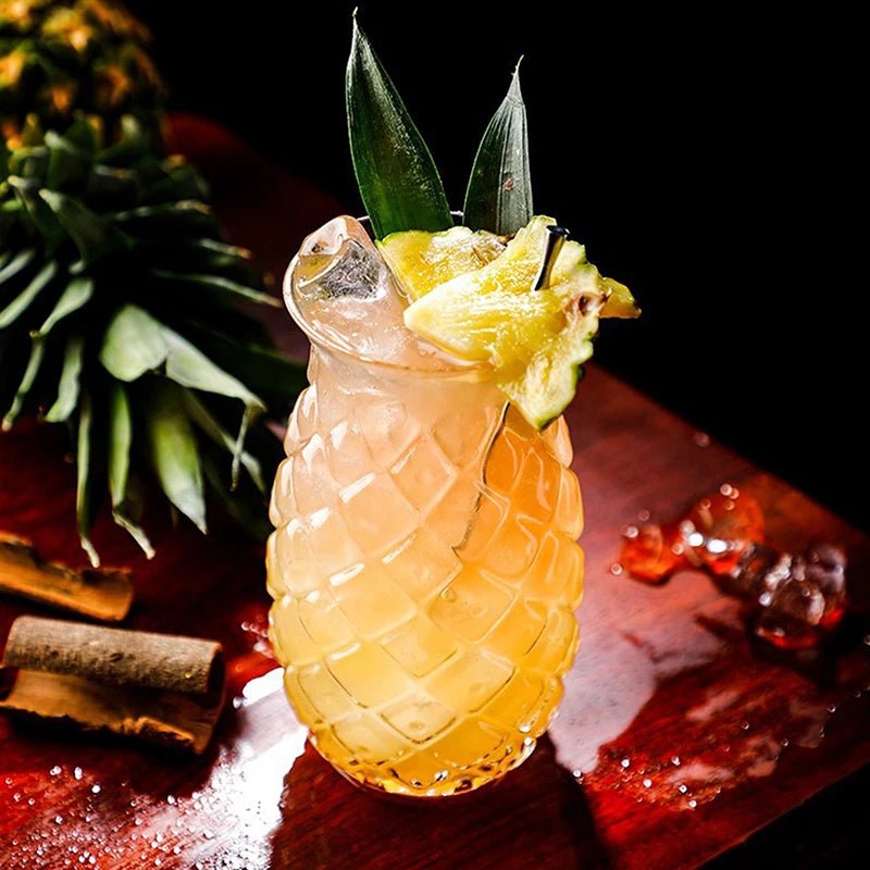 Pineapple Shaped Cocktail Glasses by Julia M Lifestyles - Julia M LifeStyles