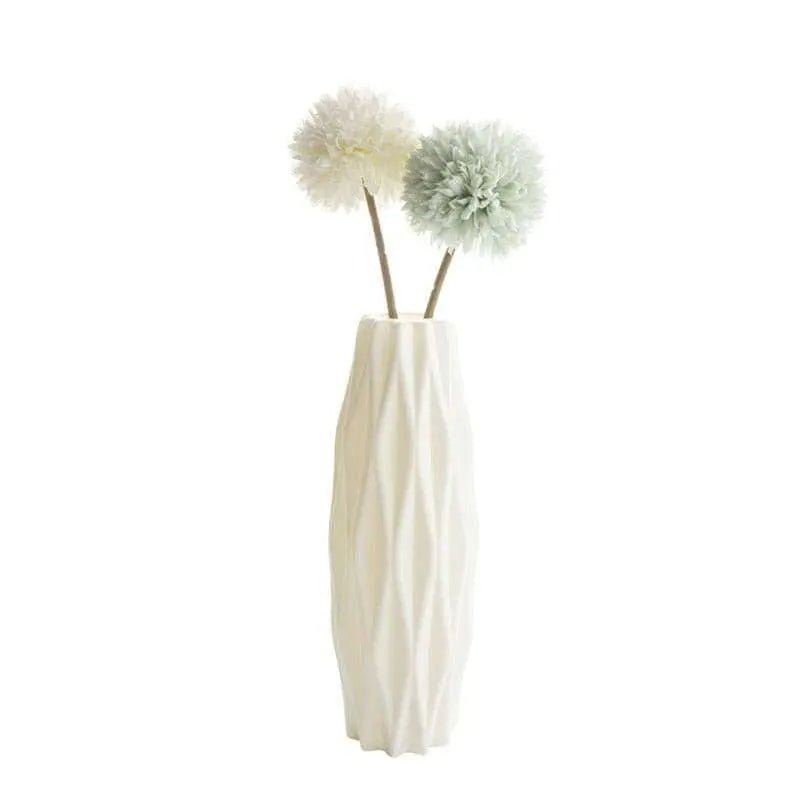 Plastic Vase Imitation Ceramic Flower Pots - Julia M LifeStyles