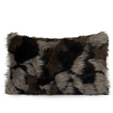 Plush Gradient Fur Sofa Pillow - Julia M LifeStyles