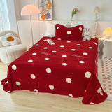 Polka Dot and Heart Winter Bedding Set - Julia M LifeStyles