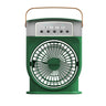 Portable USB Air Conditioner Cooling Fan with 5 Sprays & 7 Colour Light - Julia M LifeStyles