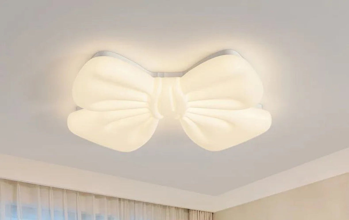 Princess Butterfly Bow Chandelier - Cute LED Ceiling Light for Kids Room - Julia M LifeStyles