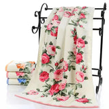 Print Cotton Bath Towel - Quick - Dry & Machine Washable - Julia M LifeStyles