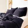 Pure Linen Duvet Cover Set - Double Bed Quilt Cover with Pillowcases - Julia M LifeStyles