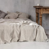 Pure Linen Flat Sheet - 100% Stone Washed French Linen for Hot Sleepers - Julia M LifeStyles