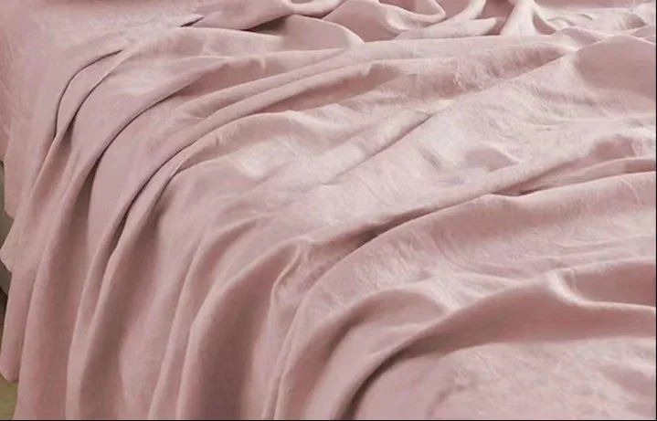 Pure Linen Flat Sheet - 100% Stone Washed French Linen for Hot Sleepers - Julia M LifeStyles