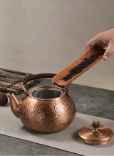 Pure Red Copper Hammered Teapot for Home Brewing - Julia M LifeStyles