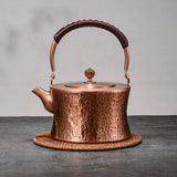 Pure Red Copper Hammered Teapot for Home Brewing - Julia M LifeStyles