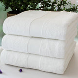 Pure White Thickening Large Bath Towel Pure Cotton Adult Men Hotel Beauty Shop Bath City Bath Towel plus Size Soft Absorbent - Julia M LifeStyles