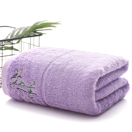 Quality Bamboo Fiber Bath Towels Set Thick Home Soft Quick Absorbent Luxury Hand Face Towels - Julia M LifeStyles