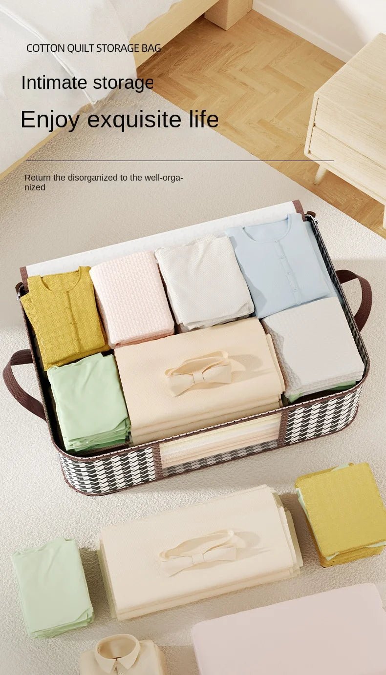 Quilt Storage Bag For Clothes And Luggage Moving Bag Large Capacity Waterproof Moisture-Proof Cotton Quilt Finishing Bag - Julia M LifeStyles