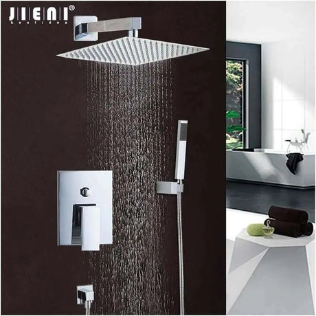 Rainfall Shower Mixer Faucet Set - Julia M LifeStyles