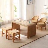 Rattan Living Room Table and Chair Combination Deck Kung Fu Tea Table - Julia M LifeStyles