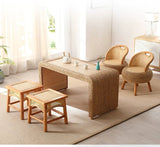 Rattan Living Room Table and Chair Combination Deck Kung Fu Tea Table - Julia M LifeStyles