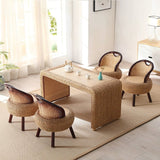 Rattan Living Room Table and Chair Combination Deck Kung Fu Tea Table - Julia M LifeStyles